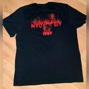 AIR Jordan 1989 "Fire" Red, Flaming logo Mens XL T-shirt